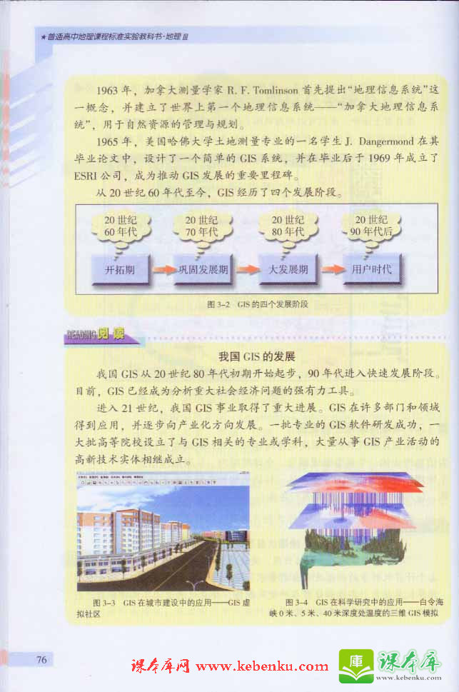 第一节 地理信息系统及其应用(3)