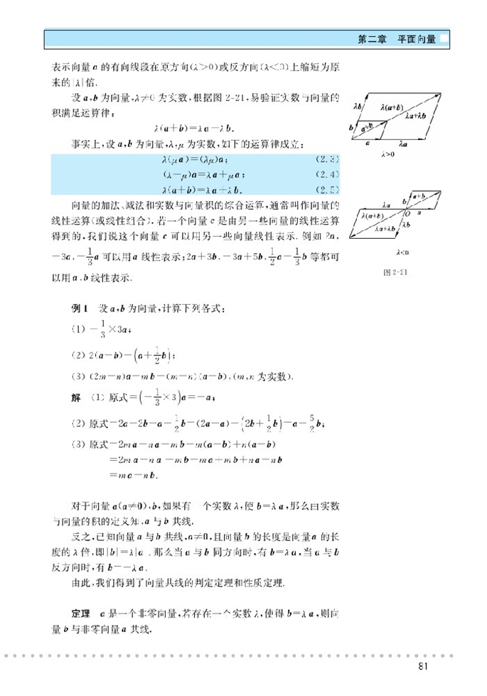 「2」.3 从速度的倍数到数乘向量(2)