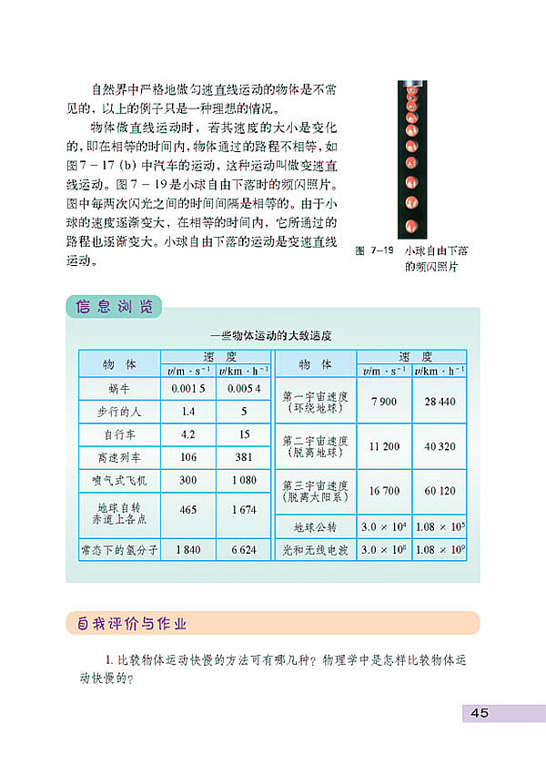 怎样比较运动的快慢(5)