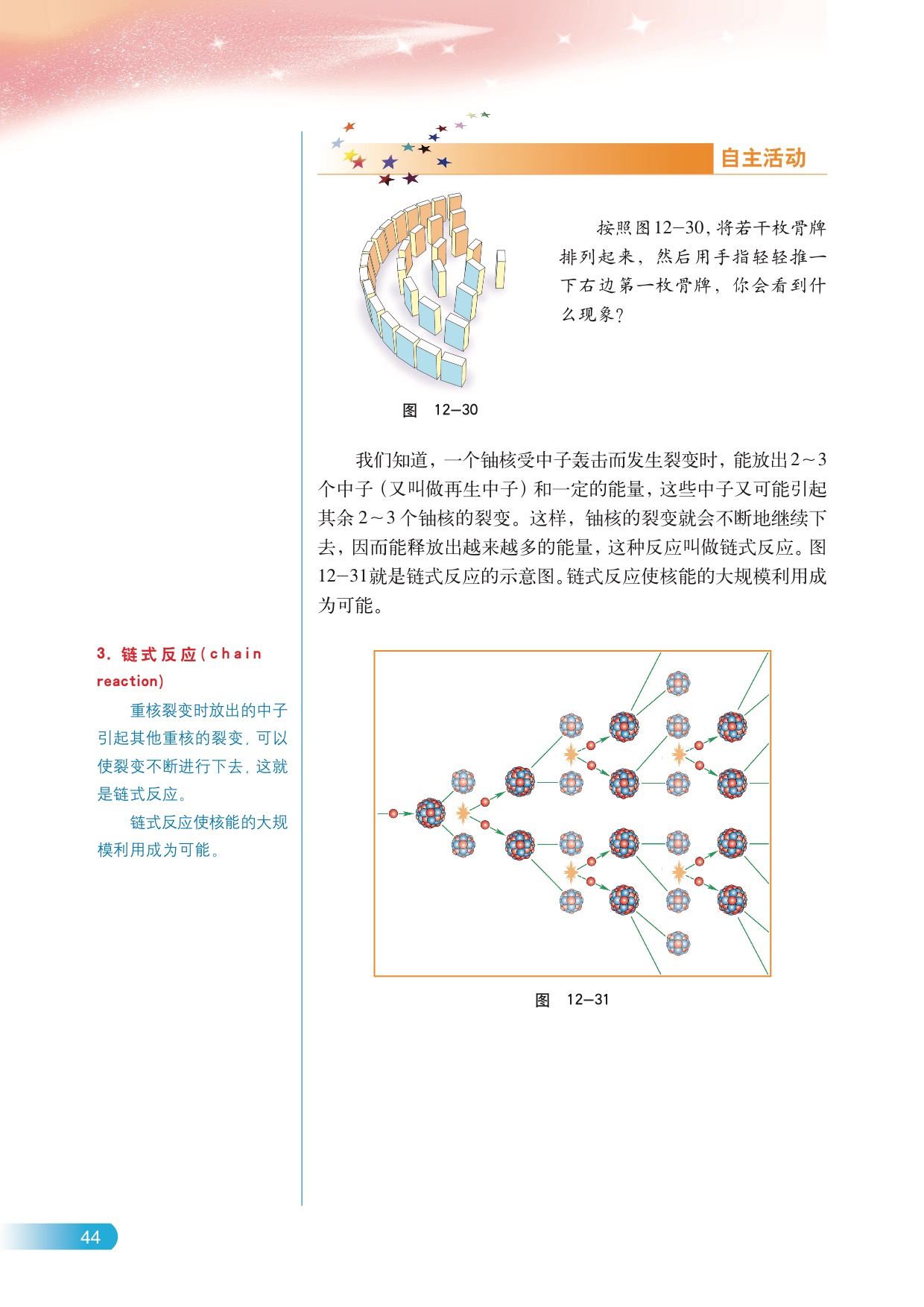 D.重核裂变 链式反应(3)