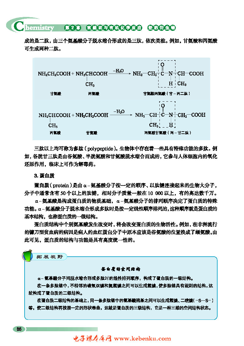 第4节 羧酸 氨基酸和蛋白质(8)