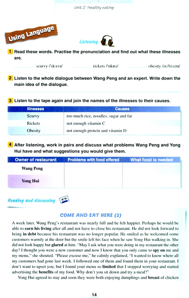 Unit 2 Healthy eating(6)