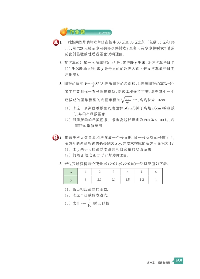 反比例函数的图像和性质(12)