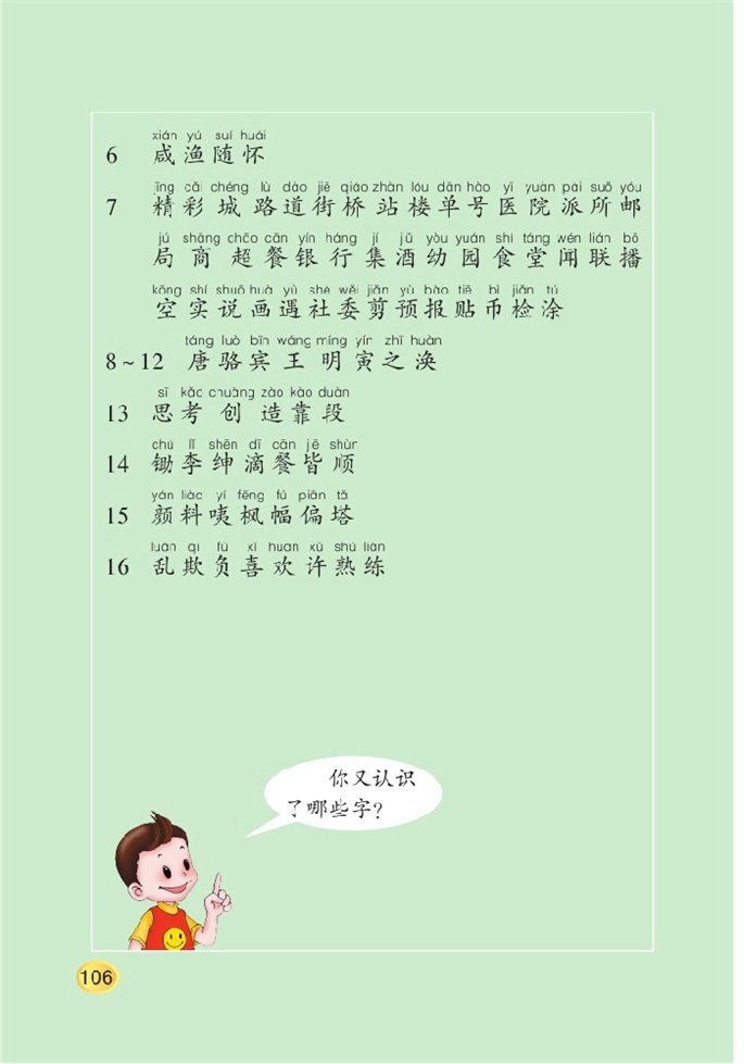 认字表(6)