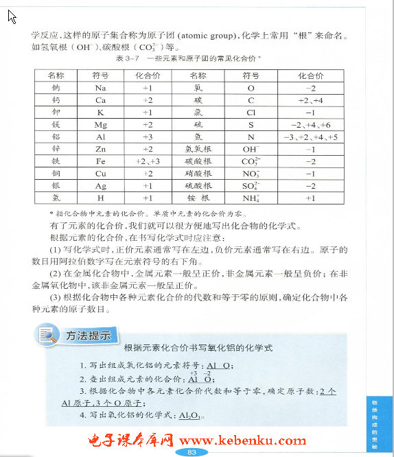 「3」.3 物质的组成(3)