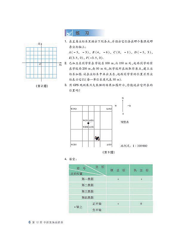 平面上点的坐标(4)