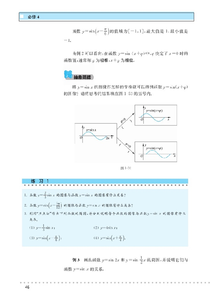 「1」.8 函数图像(5)