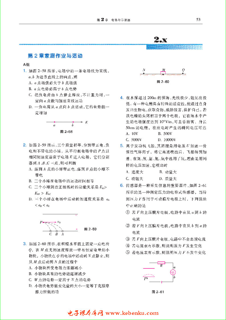 「2」.5 探究电子束在示波管中的运动(5)