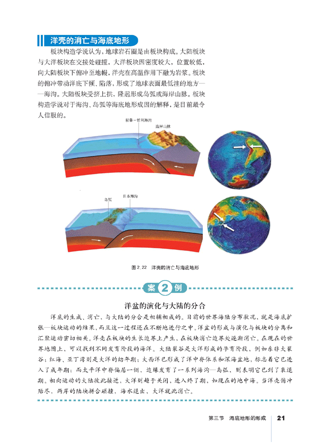 第三节 海底地形的形成 洋壳的形成(3)