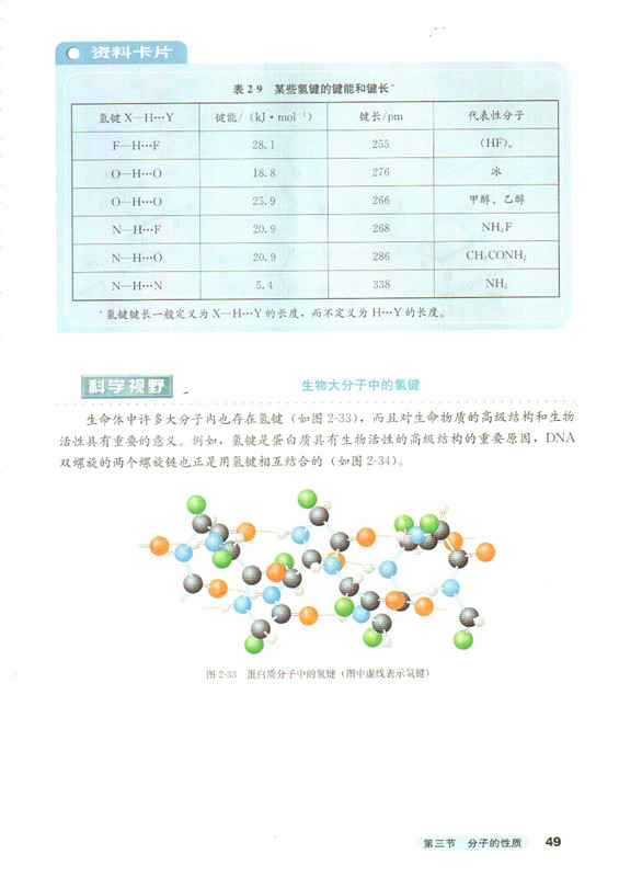 第三节 分子的性质(5)