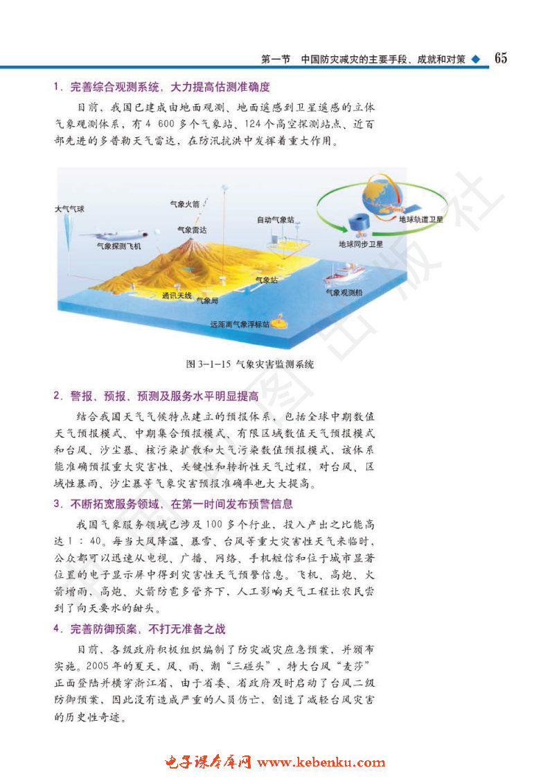 第一节 中国防灾减灾的主要手段、成(10)