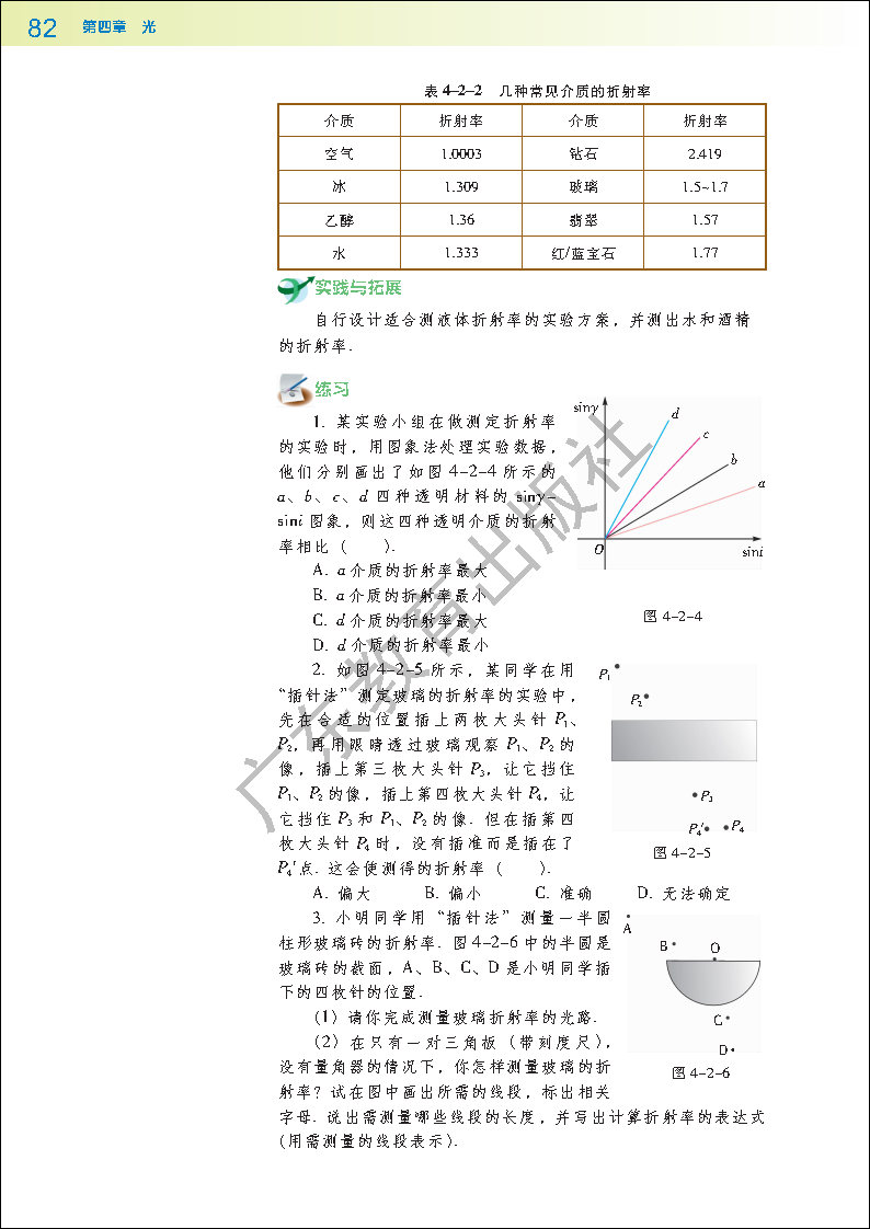 第二节 测定介质的折射率(3)