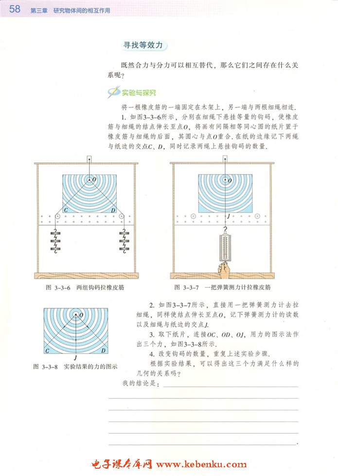 第三节 力的等效和替代(3)