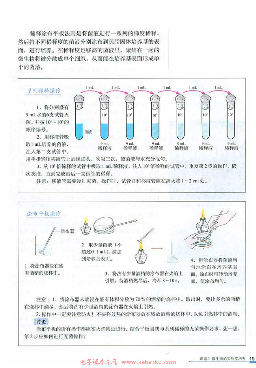 课题1 微生物的实验室培养(6)