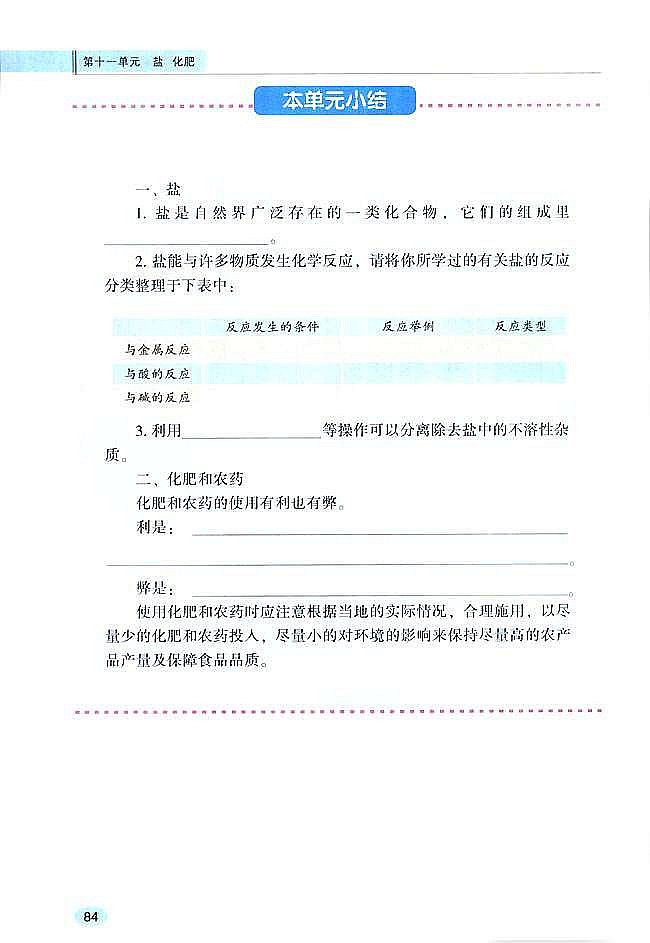 课题2 化学肥料(9)