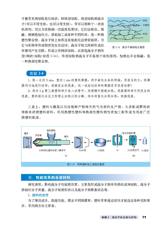 课题3 高分子化合物与材料(5)