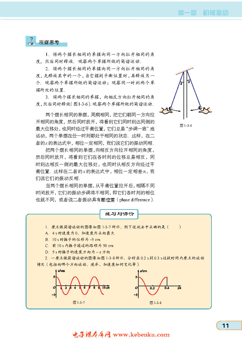 「3」. 简谐运动的图像和公式(3)