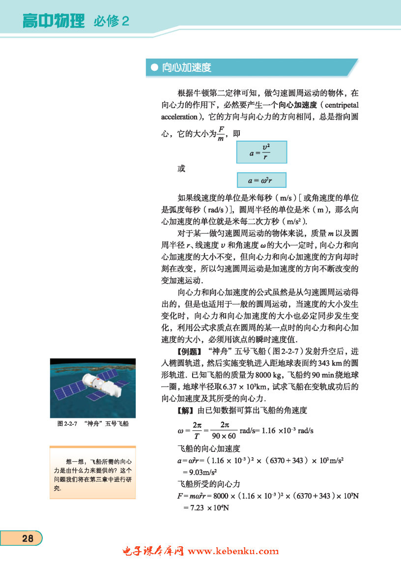 「2」. 圆周运动的向心力(4)