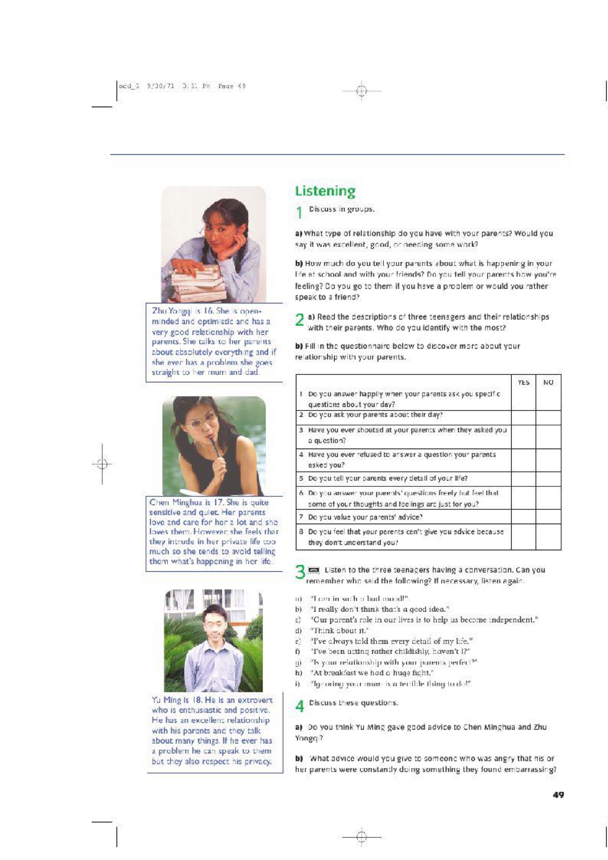 Unit 30 Relationships(4)