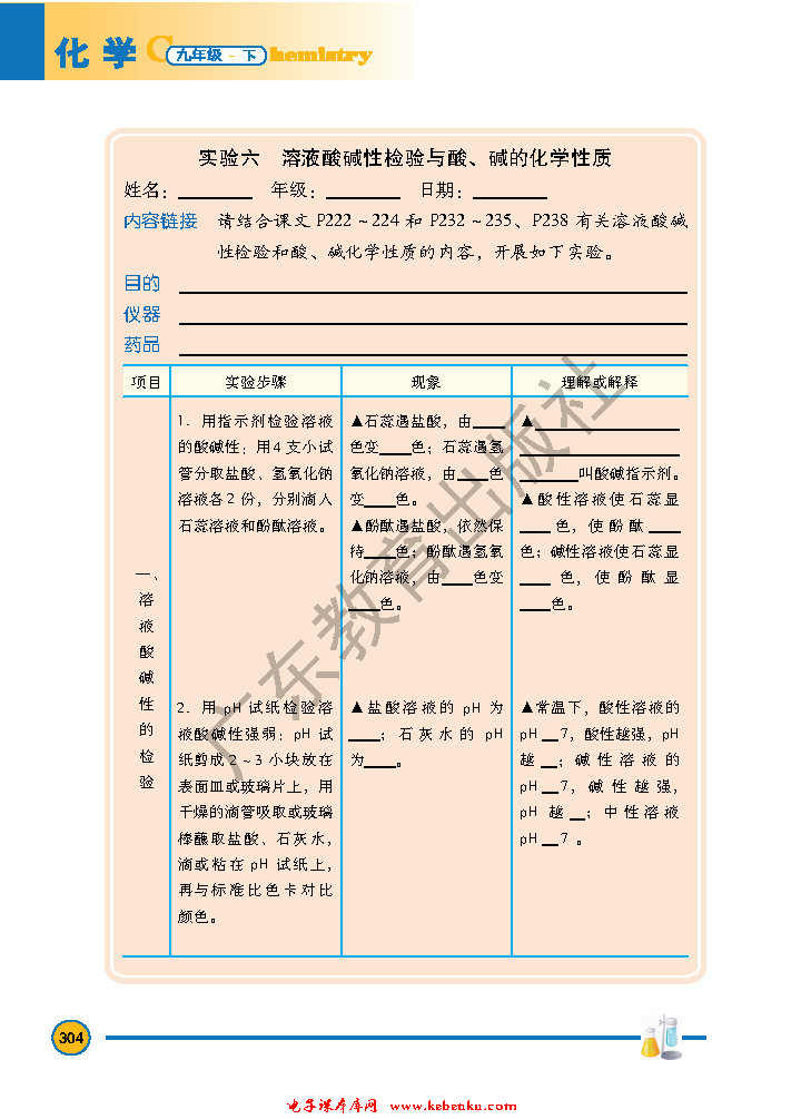 学生实验活动记录和报告(7)