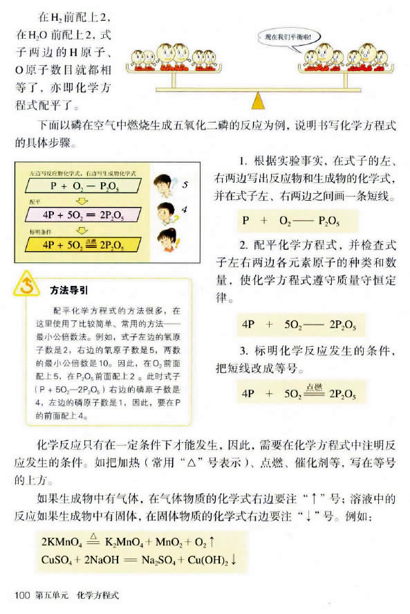 课题2 如何正确书写化学方程式(2)