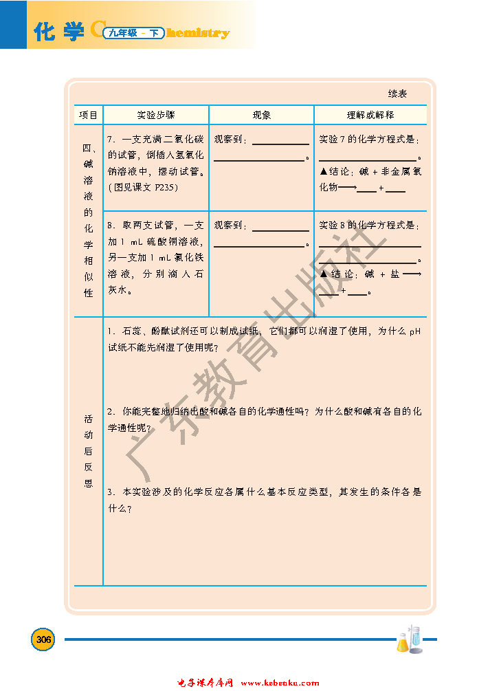 学生实验活动记录和报告(9)