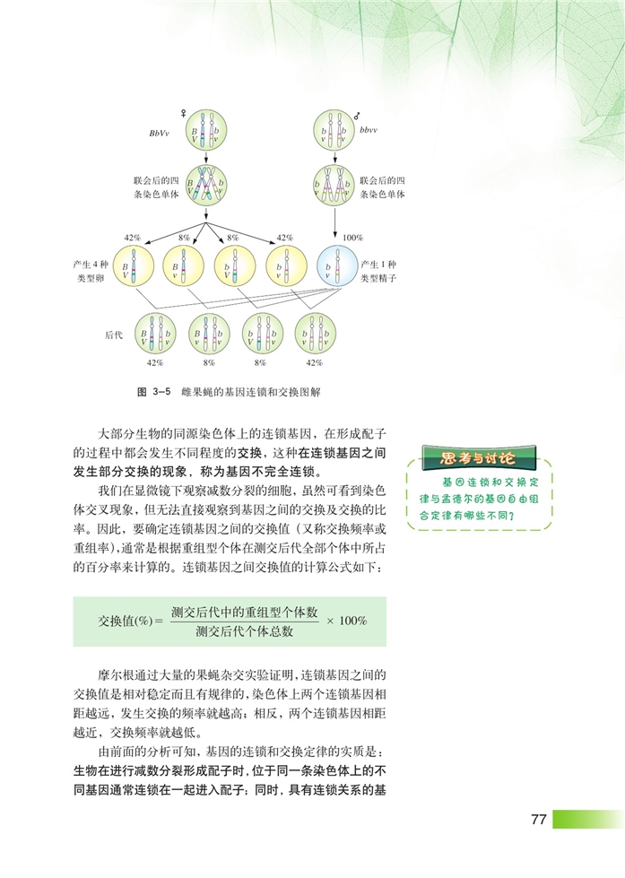 基因链锁和交换定律(4)