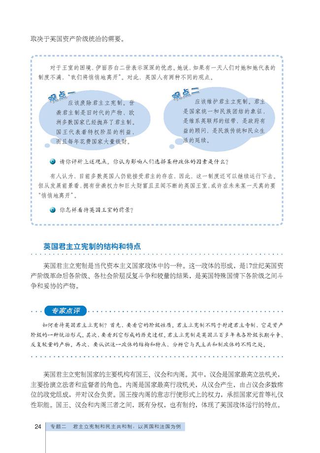 「1」 英国国王与君主立宪制(3)