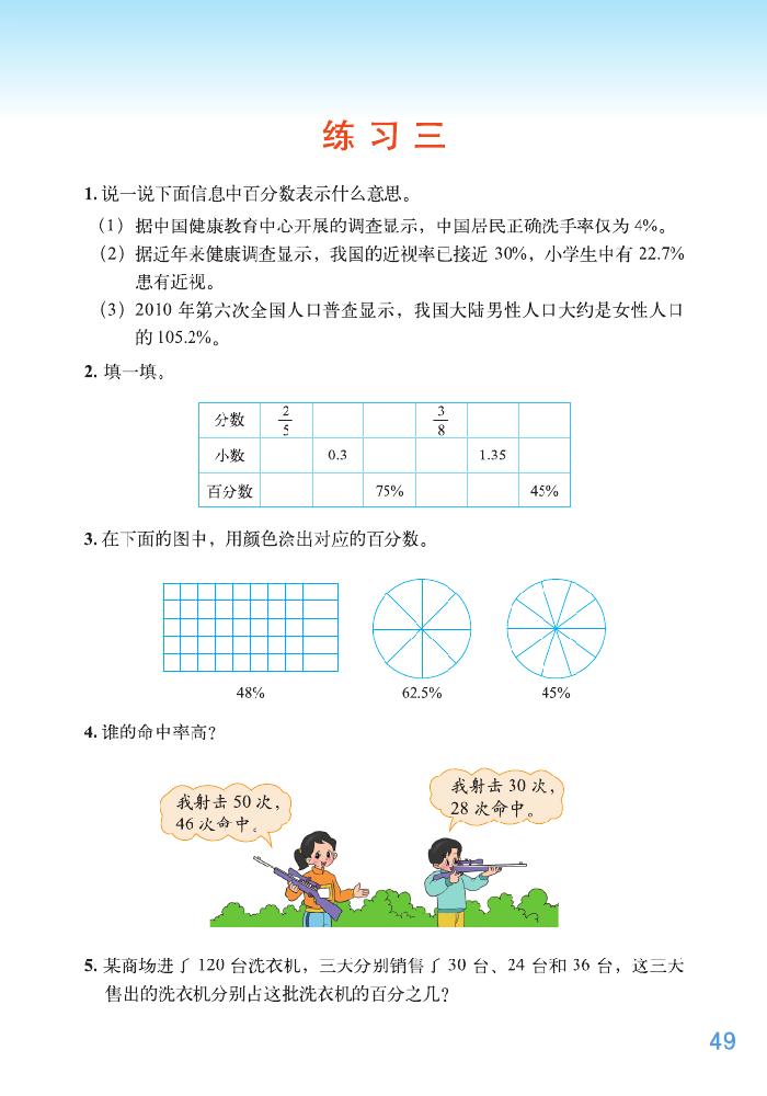 四 百分数(11)