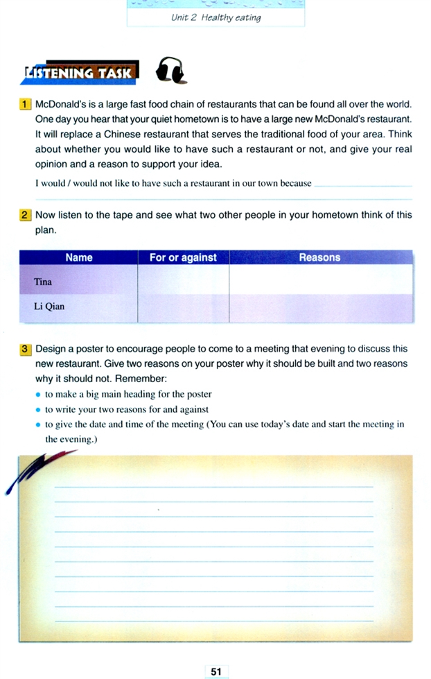 Unit 2 Healthy eating(4)