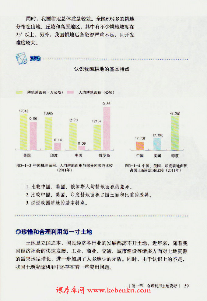 第一节 合理利用土地资源(4)