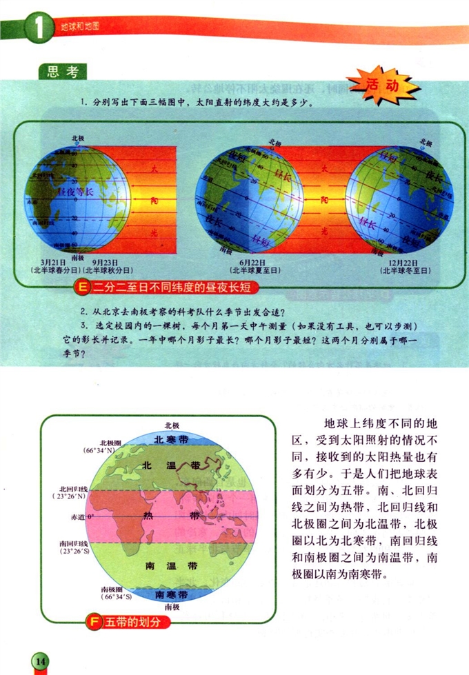 地球的自转和公转(4)