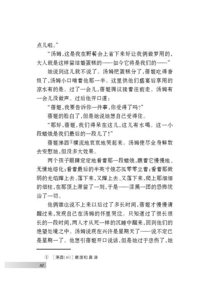 名著推荐与阅读 《汤姆 索亚历险记》(14)