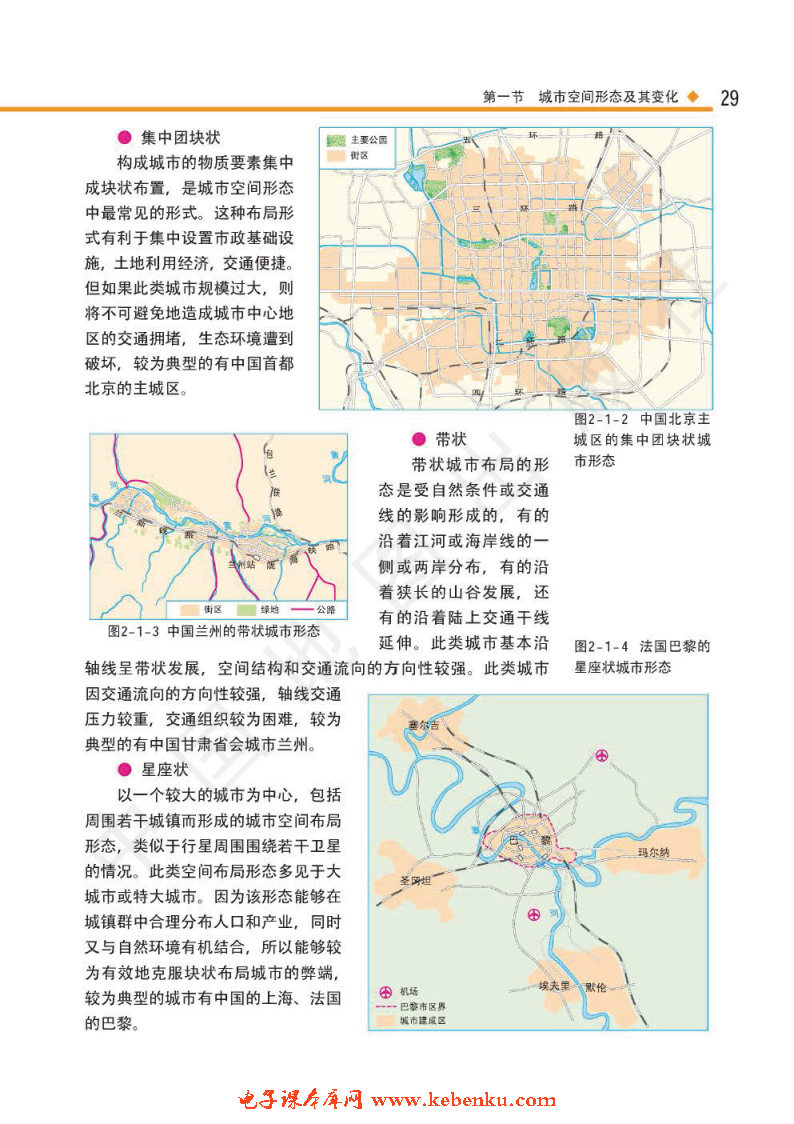 第一节 城市空间形态及其变化(2)