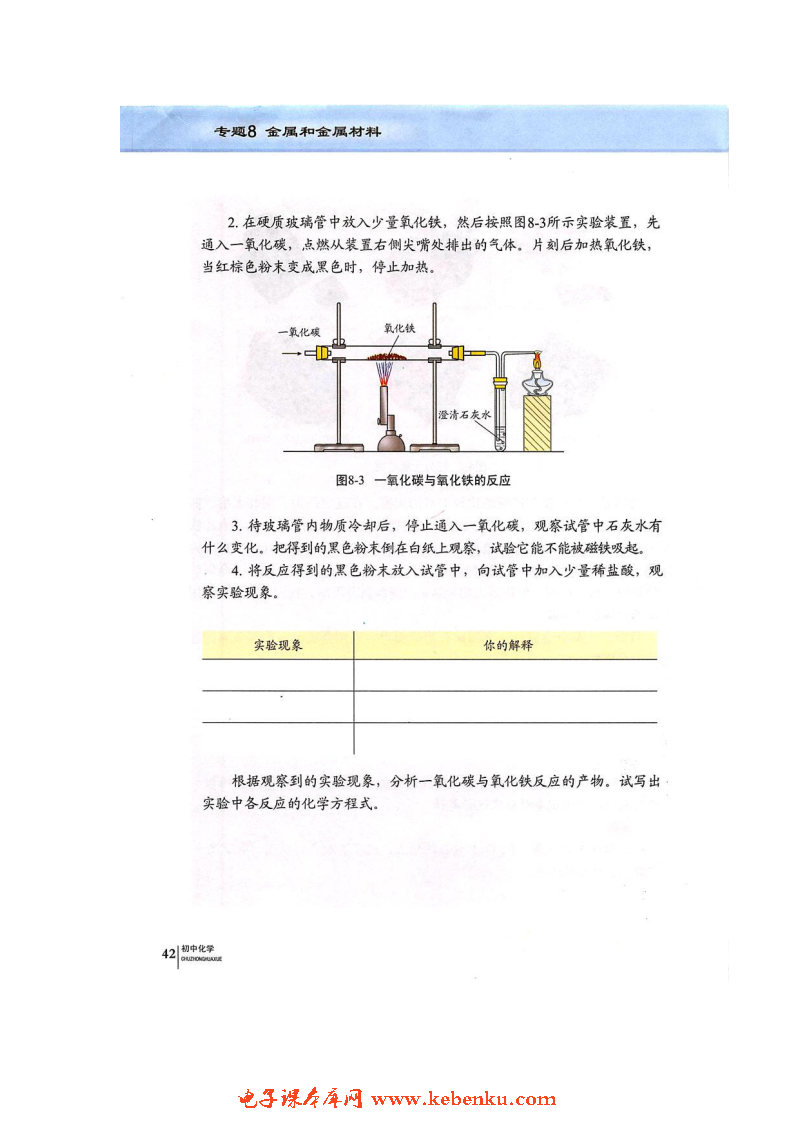 单元1 金属材料与金属冶炼(5)