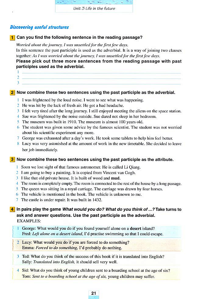 Unit 3 Life in the future(5)