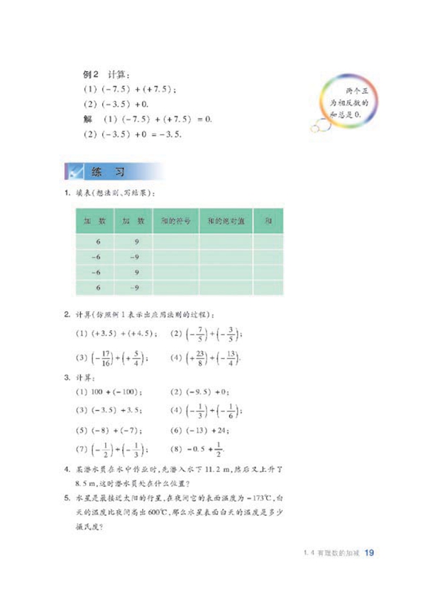 有理数的加减(3)