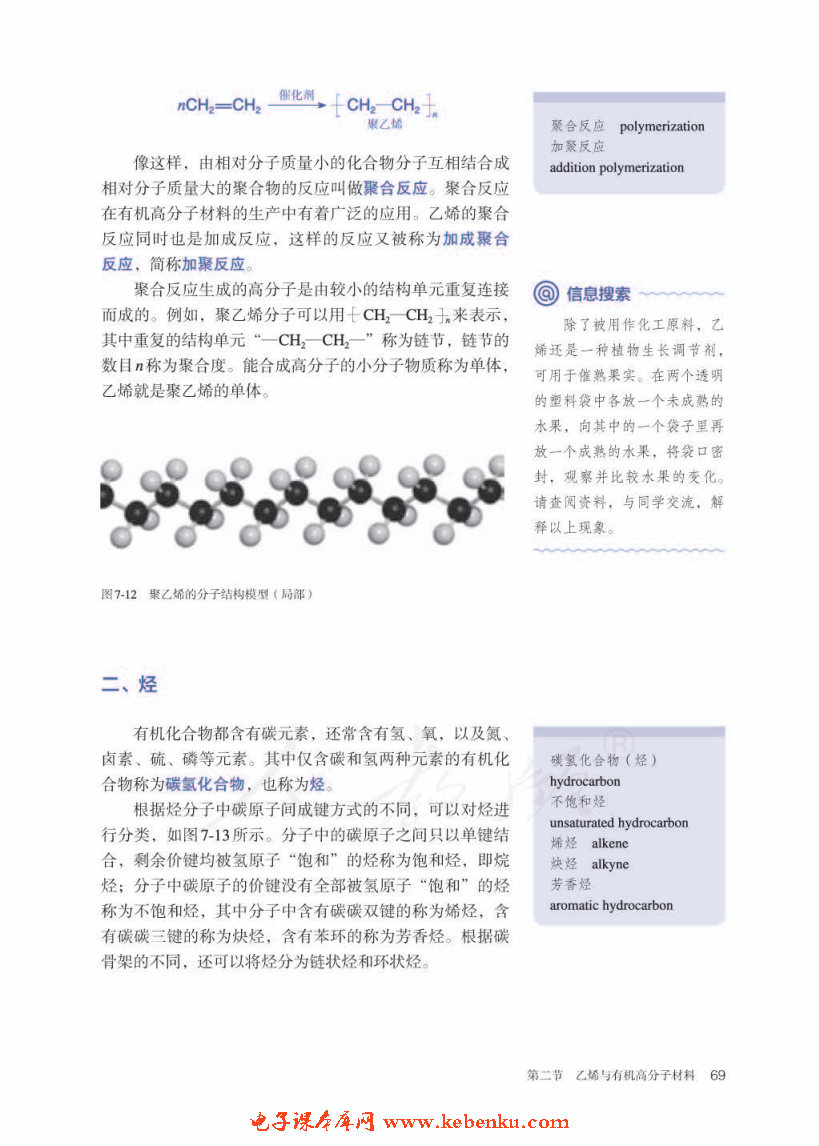 第二节 乙烯与有机高分子材料(3)