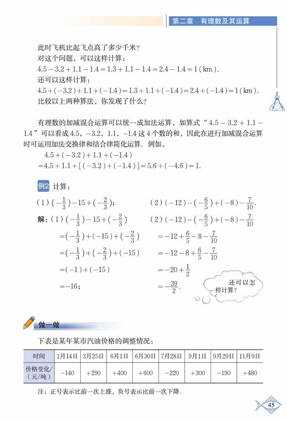 「2」.6 有理数的加减混合运算(3)