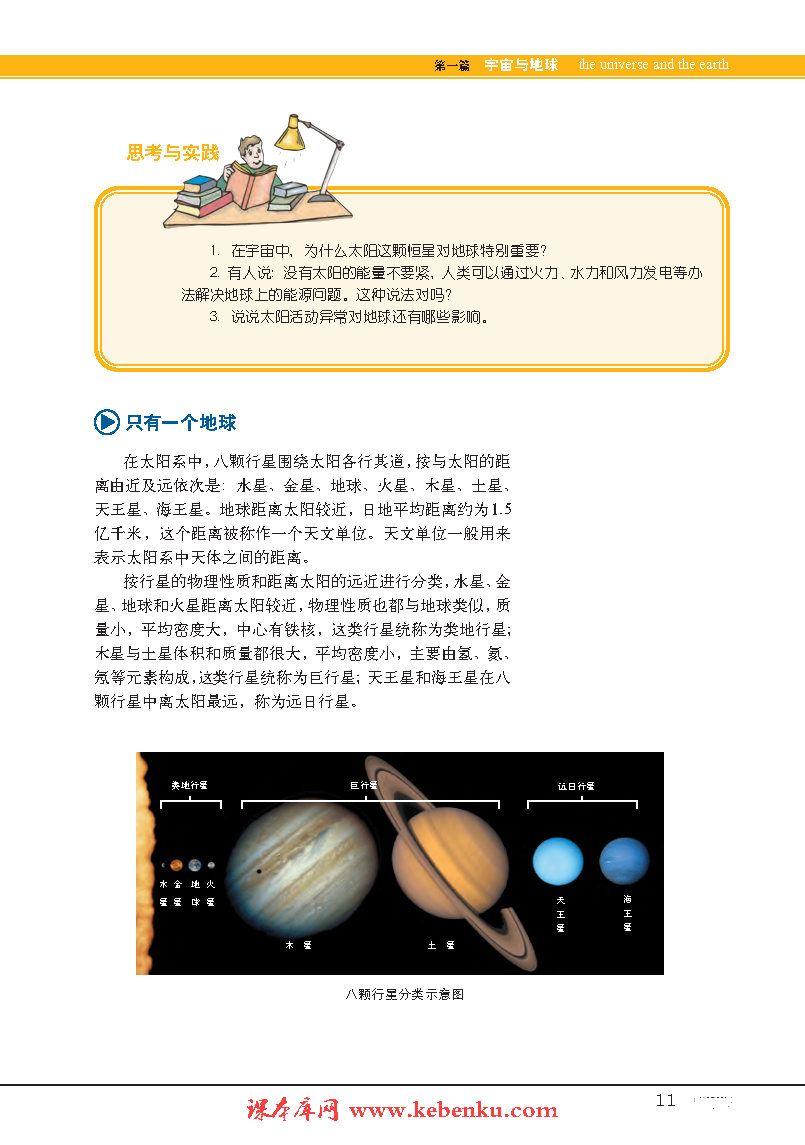 專(zhuān)題1 地球在宇宙中的位置(10)