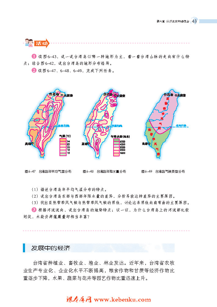 第四节 台湾省：祖国宝岛(4)