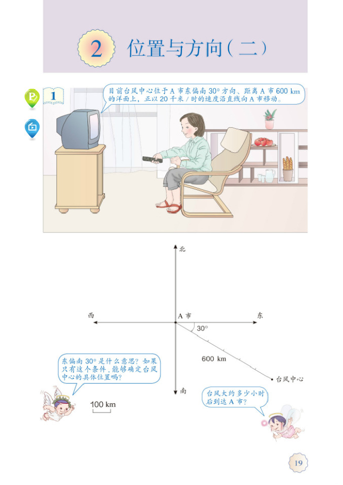 「2」.位置和方向（二）