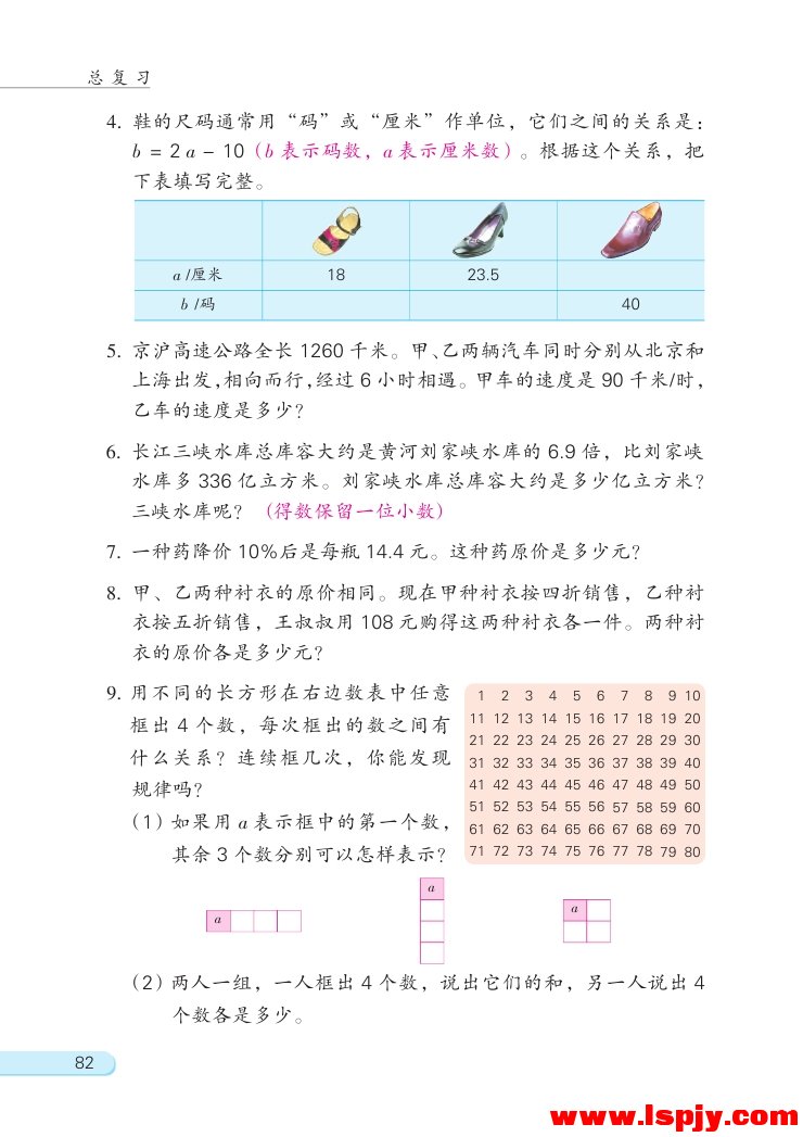 「1」 数与代数(16)