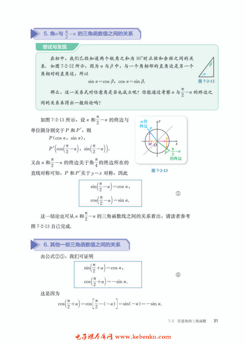 「7」.2.4 誘導(dǎo)公式(5)