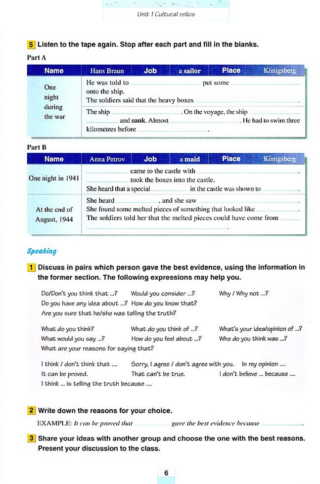 Unit 1 Cultural relice(6)