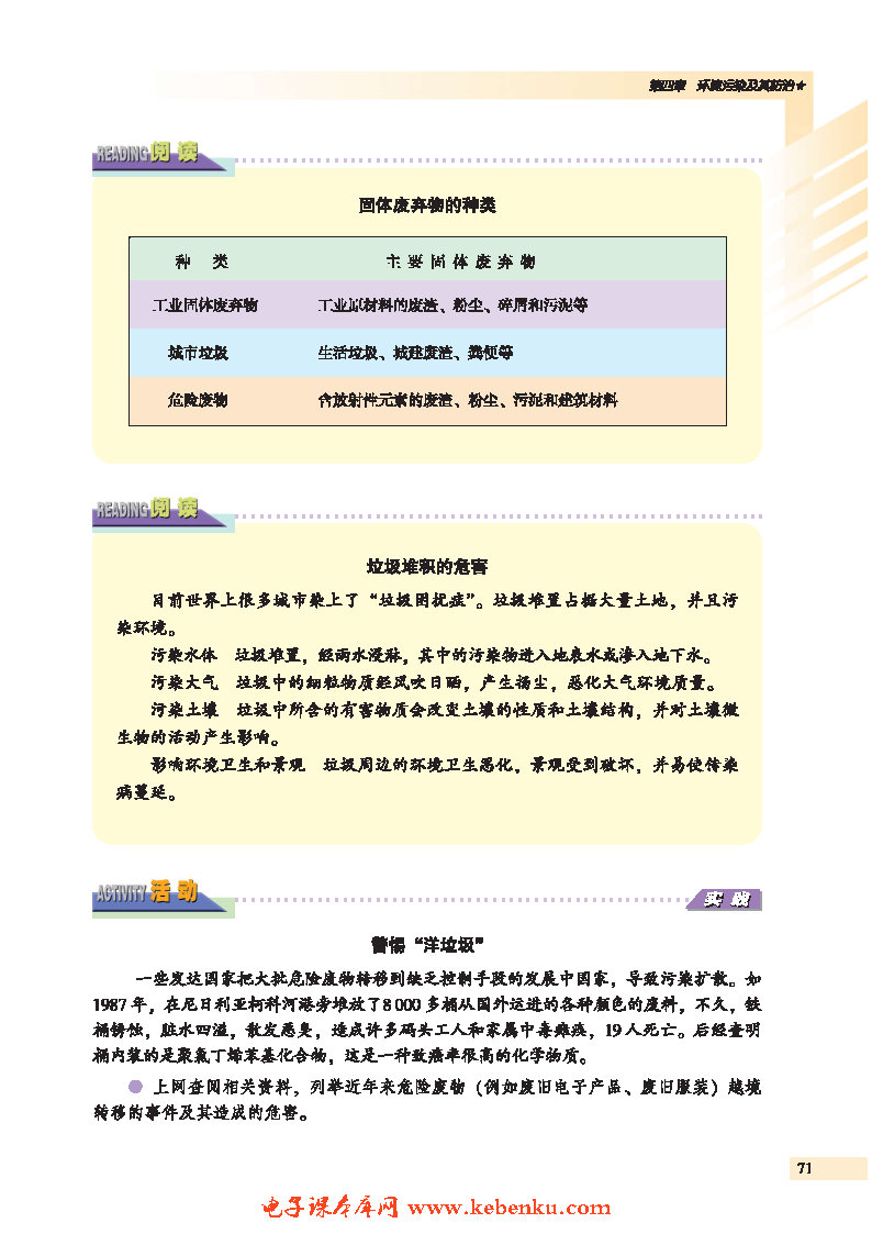 第三节 固体废弃物污染及其防治(2)