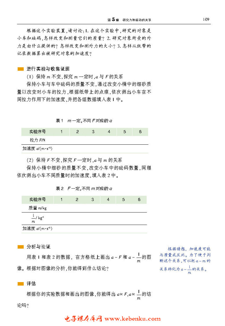 「5」.2 探究加速度与力、质量的关系(3)