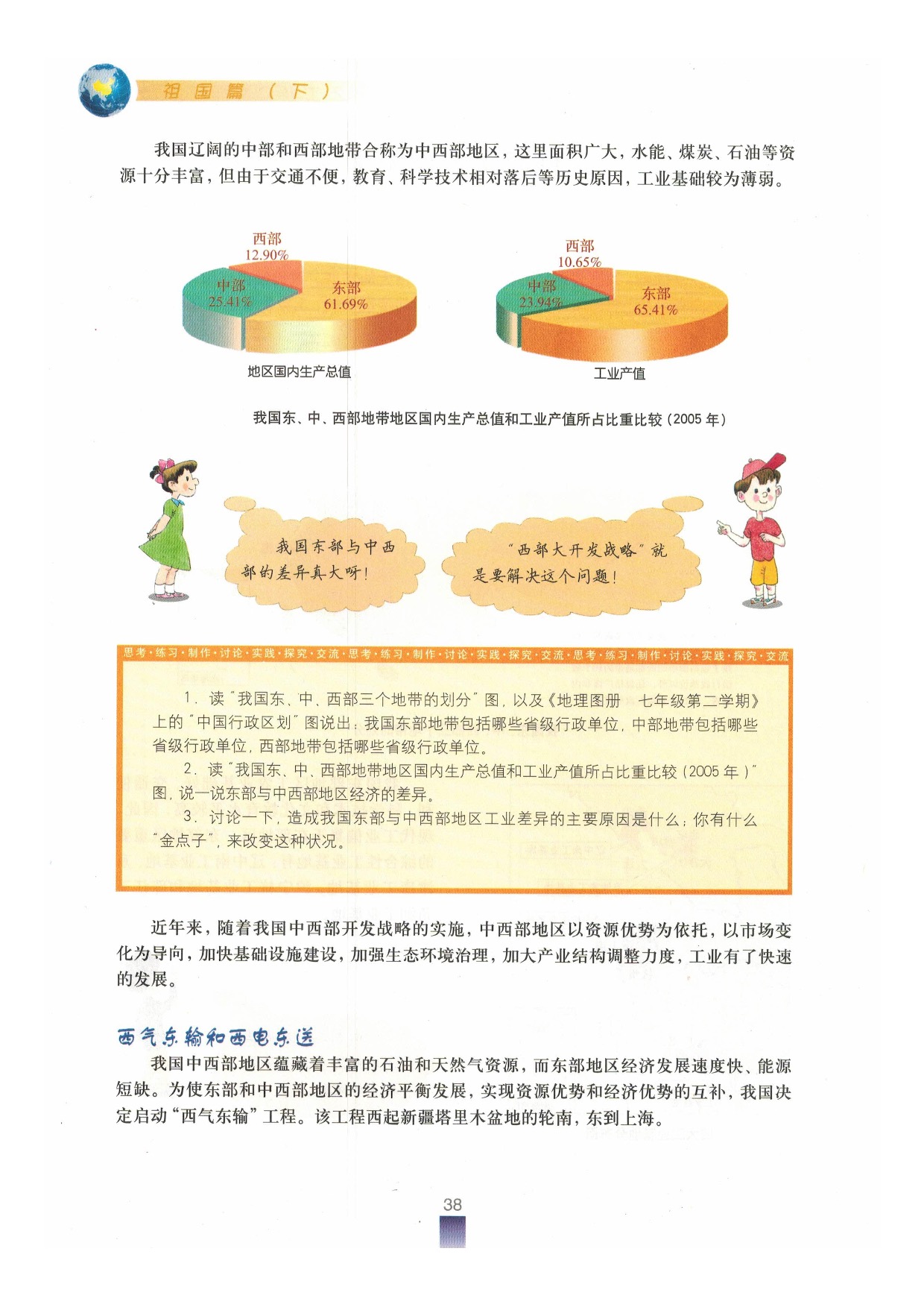 「2」.3东部和中西部地区工业的差异(2)