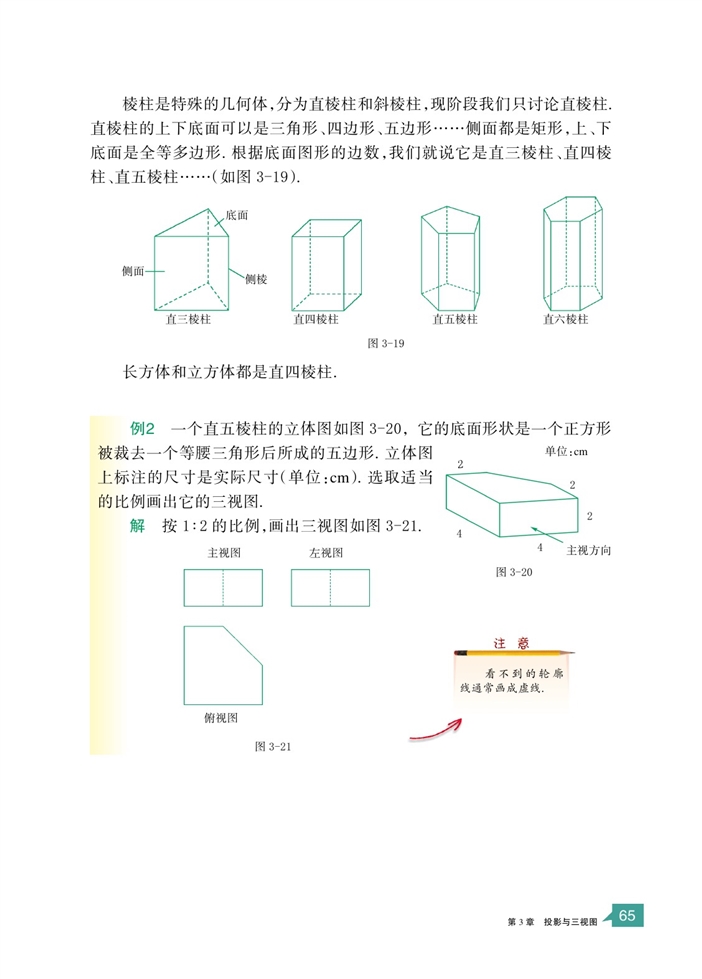 「3」.2 简单几何体的三视图(3)