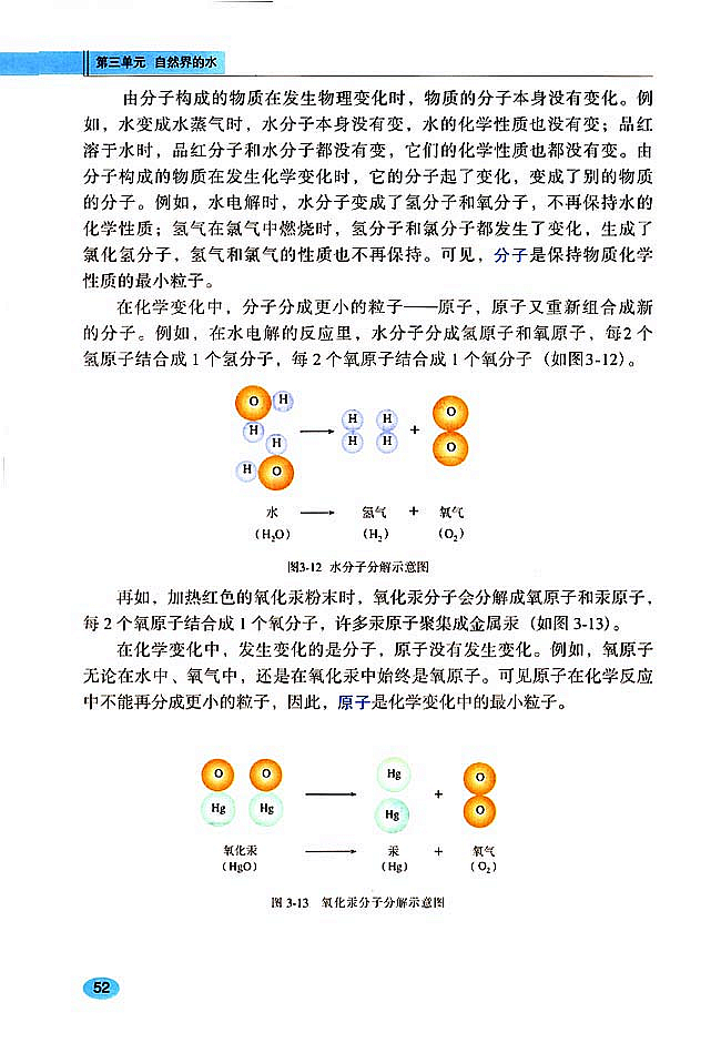 課題2 分子和原子(4)